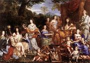 NOCRET, Jean The Family of Louis XIV a china oil painting reproduction